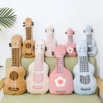 chitara pernă de pluș umplute instrument muzical ukulele jucărie pentru copii jucarii cadou pentru ziua copilului
