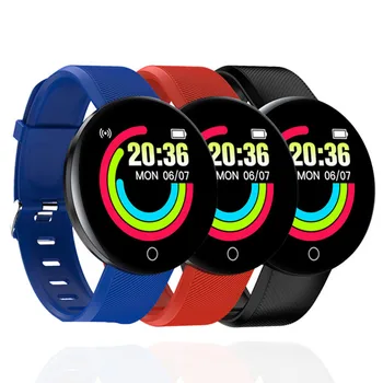 Ceasuri inteligente Bluetooth Tracker de Fitness Ceasuri Digitale Smartwatch Bărbați Femei Tensiunii Arteriale IOS Android Brățară Inteligent D18 2022