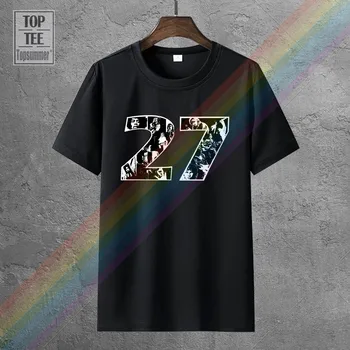 27 Club T-Shirt S-5Xl Hendrix, Jim Morrison, kurt Cobain Joplin Usi