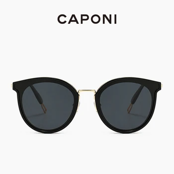 CAPONI Trendy ochelari de Soare Pentru Femei Ochi de Pisică Elegant de Brand Designer de Epocă Ochelari de Soare Polarizate UV Proteja Femeile Nuante CP3780