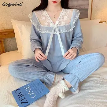 Pijama Seturi Pentru Femei Populare De Moda Elegant Vânzare Fierbinte Stil Coreean Tinere De Primăvară Respirabil New Sosire Haine Confortabile, Lejere