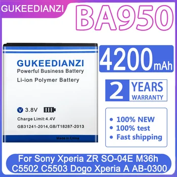 Înlocuirea Bateriei Pentru SONY Xperia ZR AȘA-04E M36h C5502 C5503 AB-0300 BA950 Telefon Acumulator 4200mAh Batteria + Numărul de Urmărire