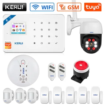De Alarmă de Securitate acasă Gazdă APP Control de la Distanță KERUI W18 WIFI Wireless GSM Sistem de Alarma Eas Kit de Alarmă de Securitate Acasă Gazdă Cu Sirena