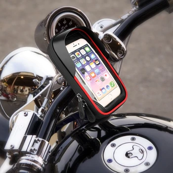 Motociclete Biciclete Suport De Telefon Rezistent La Apa Caz De Biciclete Telefonul Sac ForIPhone 12 11 Pro Max S8 S9 Stand Mobil Scuter Acoperi