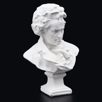 15cm Inaltime Realist Beethoven Rășină Bust de Statuie Figurina
