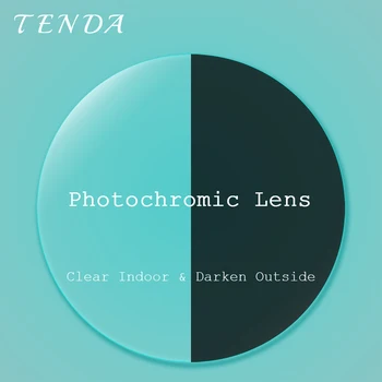 TendaGlasses 1.56 1.61 1.67 Singură Viziune Rasina De Plastic Lentilă Fotocromatică Tranziție Lentile Pentru Miopie Lectură