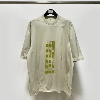 2022s High Street RO pentru Bărbați tricou Supradimensionat tricou Owens Tricou pentru Bărbați T-shirt Femei Streetwear Îmbrăcăminte pentru Bărbați