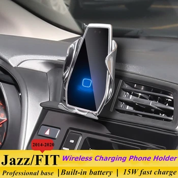 Pentru perioada 2014-2020 Honda FIT Jazz Suport de Telefon fără Fir Încărcător de Mașină Telefoane Mobile Muntele de Navigare Suport GPS Suport Rotativ 360