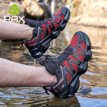 Rax-Bărbați, Femei iute Uscat Pescuit Pantofi PU Branț Respirabil Non-alunecare de Adidași pentru Drumeții