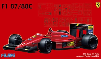 Fujimi 09198 Plastic Asamblare Model de Masina 1/20 Scară Pentru Ferrari F1 87/88C Masina de Curse Schumacher Adult Colectare DIY Model de Kit