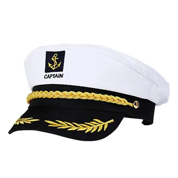 3 Culori Adult Iaht, Barcă, Navă Marinar, Căpitan De Cosplay Pălărie Marinei Amiralul Marin Sepci Brodate