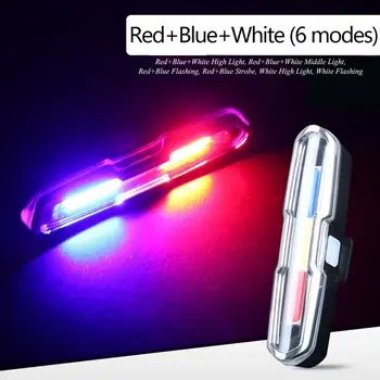 Dilwe Biciclete Lumina din Spate, Ultra Luminos USB baterie Reîncărcabilă de Înaltă Intensitate Lumina LED Coada Accesorii pentru Bicicleta Mountain Bike
