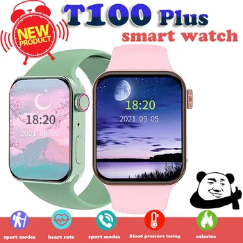 2022 noi T100 Plus Smartwatch Bluetooth Apel Multifunctional Bărbați și femei de Moda Sport Uita-te Luminos PK X7 T900 Y68 T200