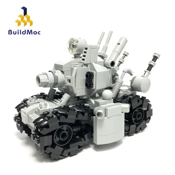 Buildmoc Nouă Acțiune Figura Metal Slug Rezervor SUPER-24110 Super 001 Vehicul Asamblat Jucarii model Gri figurina cadou
