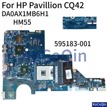 KoCoQin Laptop placa de baza pentru HP CQ42 G42 G62 CQ62 Placa de baza 595183-001 DAOAX1MB6H1