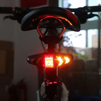 Bicicleta LED Stop Bicicleta Spate Lampa spate Smart Wireless de Control de la Distanță Lumina de Semnalizare de Siguranță cu Bicicleta Avertizare Felinar