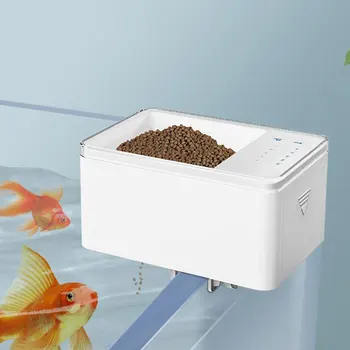 LED Acvariu Digital Rezervor de Pește 500ml Inteligente Automate Digitale de Pește Alimentator Cu Timer Hrana pentru animale de Companie Hrană pentru Pești Dozator