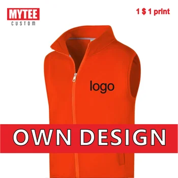 MYTEE Brand Nou Sacou fără Mâneci Personalizare Logo-ul Companiei de Brand Logo-ul Brodat/Imprimare Gros Vesta de BRICOLAJ en-Gros