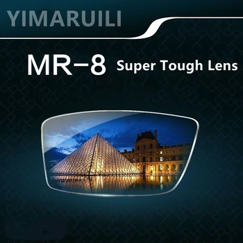YIMARUILI 1.61 MR-8 Ultra-Greu de Lentile de Înaltă Definiție Rezistente la Uzură Anti-Ultraviolete Anti-Albastru Lentile Pentru Ochelari fără ramă