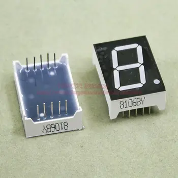 100buc 10 Pini 8011BY 8011AY 0.8 Inch 1 Bit Cifre cu 7 Segmente, LED-ul Galben de Afișare în Comun Anod Catod Display Digital
