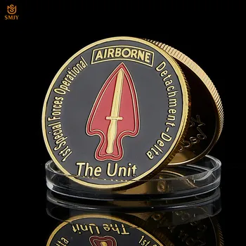 NE 1st Speciale Operațional al Forțelor Aeropurtate Militare de Aur Hidraulice Moneda SUA Libertate Vultur Suveniruri Monede Cadouri