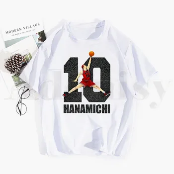 SLAM DUNK de Moda Japonez Harajuku Anime Tricou Hip Hop Girl Print Top Teuri Harajuku Tricouri Moda de Vara T-shirt