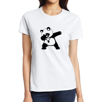 Panda Tamponare T-shirt Femei Maneci Scurte O-Gât Vara Grafic Topuri Teuri camisetas de mujer Harajuku Amuzant Îmbrăcăminte de Modă
