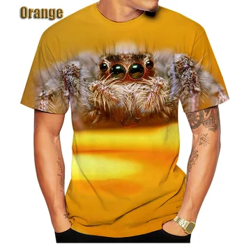 2022 Vara Noi Fahion 3D Minunat Spider Imprimate T-shirt Barbati/Femei Casual Drăguț Tarantula Streetwear Maneca Scurta Tricou