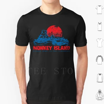 Monkey Island T Camasa Bumbac Barbati Diy Imprimare Monkey Island, The Secret Of Monkey Island Lucasarts Guybrush Threepwood Piratii