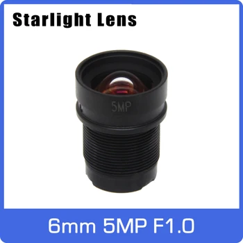 Super Starlight 5MP cu Lentile cu Diafragma F1.0 6mm Pentru SONY IMX335 Ultra Low Light Camera IP Transport Gratuit