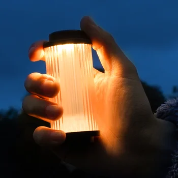 200Lumens NOUL Mini Lanterna 38-KT USB Reîncărcabilă 3000mAh Tabără Ușoare Lumini în aer liber Portabil LED Camping Lanterne