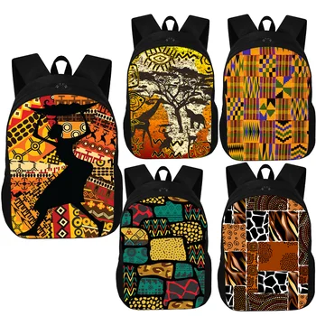 2022 Noi African Print Rucsac Moda Afro Bookbag Saci de Umăr de Imprimare 3D Sac de Școală Mochilas Student Travel Rucsac