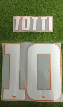 2014-2015 #10 Totti Nameset Pot DIy Personaliza Orice Nume Număr De Imprimare De Fotbal Patch Insigna