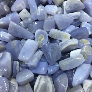 100g Vrac Naturale Agat Dantela Albastru Scazut cu Piatră de Cuarț Cristalul de Vindecare Lustruire Specimen de Decor Acvariu Piatră prețioasă