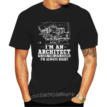 Noul Arhitect Im Un Arhitect Pentru A Economisi Timp T Sh T Shirt 2021 Moda Primavara Toamna O-Gat Maneci Scurte Vintage Cool Tricou