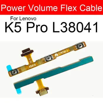 Volumul De Putere Flex Panglică Pentru Lenovo K5 Pro L38041 De Alimentare Și Butonul De Volum Cablu Flex Reparare Piese De Schimb