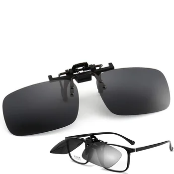 ZXTREE ochelari de Soare Clipuri 180 de Grade Flip Cover Ochelari Clipuri Bărbați Și Femei Drivere de Conducere Polarizat / Noapte Viziune Oglindă Z467