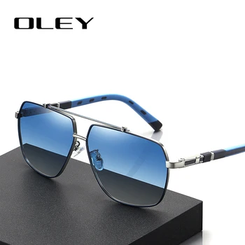 OLEY Clasic de Aluminiu Magneziu Pilot ochelari de Soare Moda Polarizate Bărbați ochelari de Soare Femei retro decorative Anti-orbire ochelari