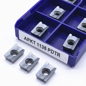 APKT1135 PDTR LT30 Carbură de a Introduce Instrumentul de Cotitură Strung CNC Instrument de Tăiere Frezare Introduce APKT 1135 Indexabile de cotitură a introduce
