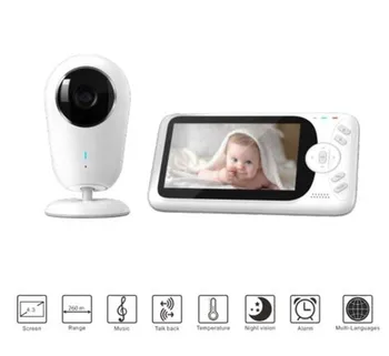 4.3 inch Interfon Wireless de Afișare a Temperaturii Baby Monitor Viziune de Noapte de Acasă de Securitate CCTV aparat de Fotografiat baby-sitter