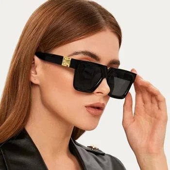 Retro ochelari de Soare Patrati Femeie Designer de Brand Stiluri de Vară Bomboane Culori de Moda Oglindă de Argint Nuante de sex Masculin UV400