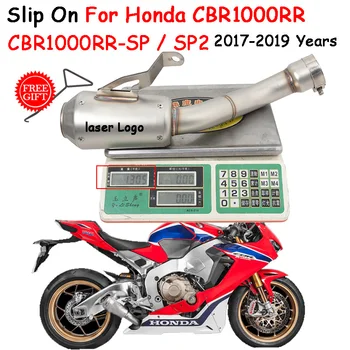 Pentru Honda cbr 1000 rr CBR1000RR-SP / SP2 CBR 1000RR 2017-2019 Evacuare Slip-on Motocicleta a Tobei de Eșapament Și Link-ul de Țeavă Moto Sistem