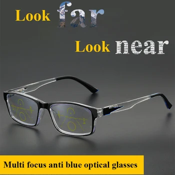 BOYSEEN Multifocală Progresivă Ochelari de Citit Departe și de Aproape Zoom Anti-Blu-ray Ochelari de Primăvară Picior de Ochelari de Citit 2823