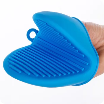 Silicon de Copt Cuptor Mănuși Anti-opărire Cuptor cu Microunde Mănușă Non Stick Anti-alunecare Grip Castron Oală Clipuri Gadget-uri de Bucătărie