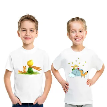 Copii Haine Baieti/Fete T-shirt Drăguț Micul Print Desene animate de Imprimare Copii Amuzant tricou Casual de Vara Copilul Topuri Teuri,HKP5449