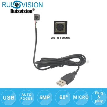 HD 5MP aparat de Fotografiat USB Auto Focus Micro Camera UVC Modul de 500W Mini AF Camere CCTV camera web Pentru Windows PC Cam
