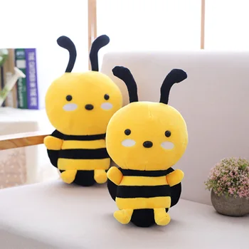 20\25\30\45CM Kawaii Mare de albine păpușă jucărie de pluș Drăguț Moale confortabil Umplute Insecte albine Păpușă Jucărie de Pluș Jucărie Clasic Pentru Copii Cadouri