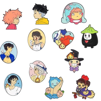 Femei Bijuterii Brosa Manga Ace De Rever Japoneză Email Insigne Școală Accesorii Anime Pin Broșe Pentru Femei De Lux Pe Rucsac