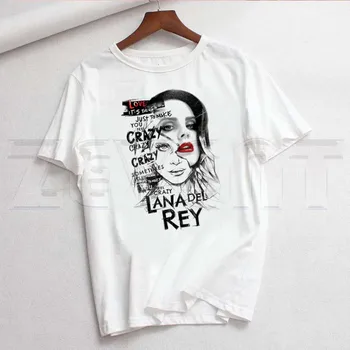 Lana Del Rey ' 90 Grafic Estetice Tricou Stil coreean Femei de Imprimare Harajuku Vara Tricouri Gât Rotund Maneca Scurta Top Tee Shirt