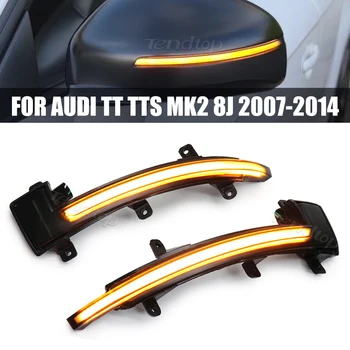 Partea Aripa Oglinda Dinamică LED de Semnalizare Secvențială de Semnalizare Indicator Pentru Audi TT Mk2 8J TTS R8 2007 2008 2009 2010 2011-15 TTRS